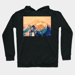 Great Wall of China oil painting Hoodie